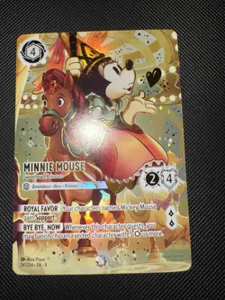 Disney Lorcana 💫 Minnie Mouse Sweetheart Princess Iconic Card Fabled 241/204 - Image 1