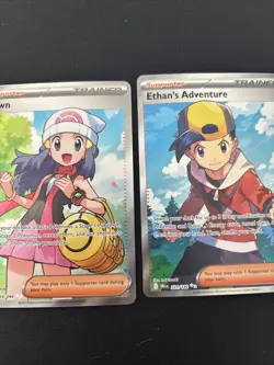 Pokemon TCG: SV/ME 10 Card Full Art Trainer Lot - Image 1