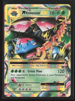 M Venusaur EX 2/108 Ultra Rare Holo XY - Evolutions Pokemon Card - Image 1