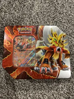 2024 Pokemon EX TCG: Paradox Destinies Tin Of 5 Packs & Foil Promo Cards NEW - Image 1