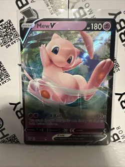 Mew V - 069/189 - Pokemon Darkness Ablaze Sword & Shield Rare Card - Image 1