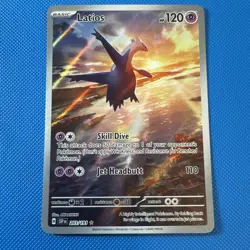 Pokemon TCG Card Latios 203/191 Surging Sparks Illustration Rare Holo - NM - Image 1