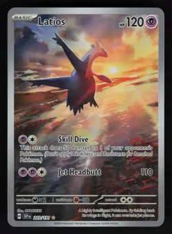 Latios 203/191 SV08: Surging Sparks Illustration Rare Pokemon TCG Card NM - Image 1
