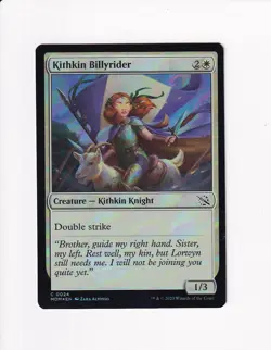2023 MTG MAGIC THE GATHERING MARCH OF THE MACHINE FOIL KITHKIN BILLYRIDER - Image 1