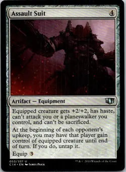 Assault Suit Magic The Gathering Commander 2014 Light Play - Image 1