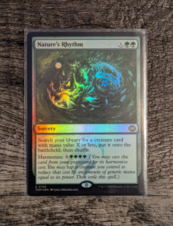 MTG: Nature's Rhythm (Tarkir: Dragonstorm) (FOIL RARE) - Image 1