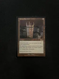 MTG Grim Monolith Urza’s Legacy Artifact Authentic - Image 1