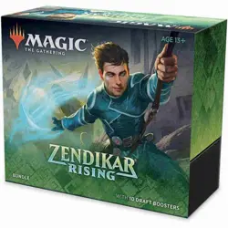 MTG Zendikar Rising Bundle Fat Pack Sealed (10 Packs plus D20 and land) 630509921577 - Image 1