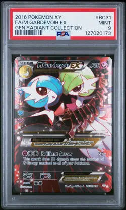 2016 POKEMON XY GENERATIONS RADIANT COLL #RC31 FULL ART/M GARDEVOIR EX PSA 9 - Image 1