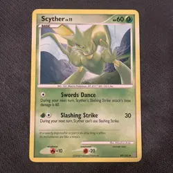 Scyther 49/100 Pokemon Stormfront Uncommon 2009 LP - Image 1
