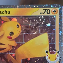 Pikachu 051 /162 Stamped 2026 Pokemon Day 30 Promo TCG With Coin AND SWIRL - Image 2