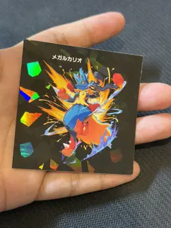 Pokemon Center Mega Lucario Limited Mega Evolution Sticker Japanese Nintendo - Image 1