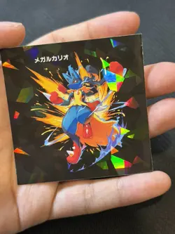 Pokemon Center Mega Lucario Limited Mega Evolution Sticker Japanese Nintendo - Image 3