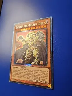 YUGIOH TCG ELDLICH THE GOLDEN LORD RA01-EN019 Collector's Rare (PCR) 1ST Ed - Image 3