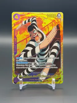 Mr.2.Bon.Kurei Bentham Foil EB01-061 PRB-02 The Best Vol 2 One Piece - Image 1