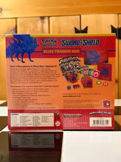 Pokemon TCG Sword and Shield Base Set ETB Elite Trainer Box New Sealed Zacian - Image 3