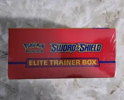 Pokemon TCG Sealed Sword and Shield Base Set ETB Elite Trainer Box Zacian, New - Image 2