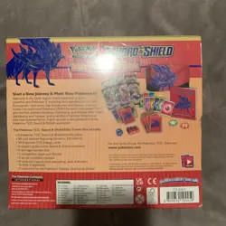 Pokemon TCG Sword and Shield Base Set ETB Elite Trainer Box Zacian, New - Sealed - Image 3