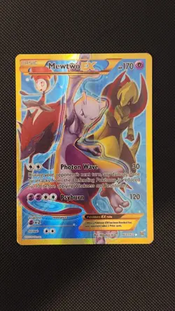 2015 Pokemon XY BREAKthrough Mewtwo EX Secret Rare #163/162 - Image 1