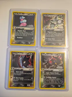 Pokemon Ex Team Rocket Returns HOLO Dark Ariados Flaaffy Magneton Pupitar - Image 1