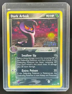 2004 Pokemon EX Team Rocket Returns Dark Arbok Reverse Holo #29/109 - Image 1