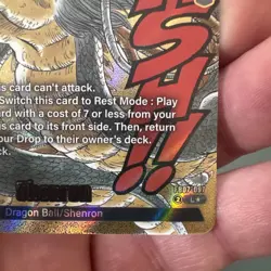 Shenron Leader Alt Art Gold Manga Booster 02 Dragon Ball Fusion World Card Super - Image 4