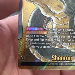 Shenron Leader Alt Art Gold Manga Booster 02 Dragon Ball Fusion World Card Super - Image 5