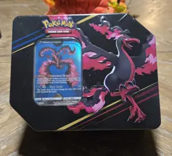 Pokemon TCG - Crown Zenith Tin [Galarian Moltres] - FACTORY SEALED - Image 1