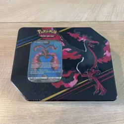 Pokemon TCG - Crown Zenith Tin [Galarian Moltres] - FACTORY SEALED - Image 1