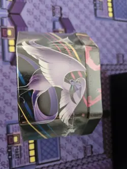 Pokemon TCG Crown Zenith Tin Galarian Moltres Four Packs New Factory Sealed - Image 5