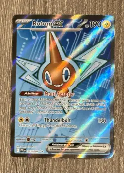 Pokemon TCG Rotom EX Holo Full Art Card Secret Rare 111/94 Phantasmal Flames NM - Image 1