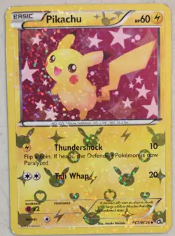 2013 Pikachu Pokemon RC7/RC25 Radiant Holo Card - Image 1