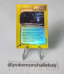 Power Plant 139/147 - Aquapolis Set *EXC* Reverse Holo Pokemon Card - Image 1