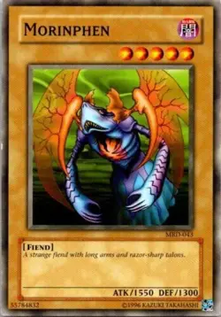 Morinphen MRD-043 Yu-Gi-Oh! Card Metal Raiders Unlimited Near Mint Condition - Image 1
