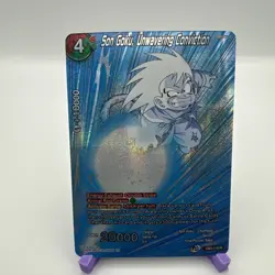 DRAGON BALL SUPER CCG SON GOKU, UNWAVERING CONVICTION #DB3- 116 R FOIL CARD NM - Image 1
