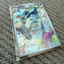 POKEMON - DEWOTT - 106/086 - ILLUSTRATION RARE - S&V WHITE FLARE - Image 3