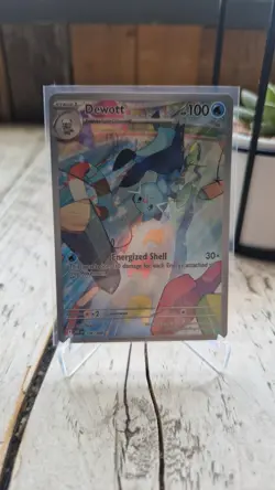POKEMON - DEWOTT - 106/086 - ILLUSTRATION RARE - S&V WHITE FLARE - BRAND NEW - Image 1