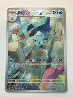 POKEMON - DEWOTT - 106/086 - ILLUSTRATION RARE - S&V WHITE FLARE - Image 1