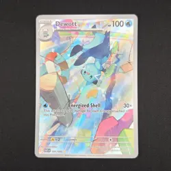 Pokemon TCG Card Dewott 106/086 S&V White Flare Illustration Rare *English* - NM - Image 1