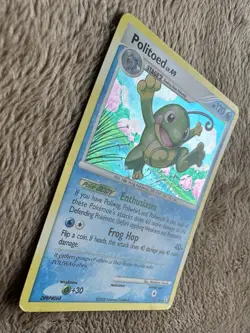 2008 Pokemon TCG Legends Awakened Politoed Holo Rare 12/146 MP - Image 4