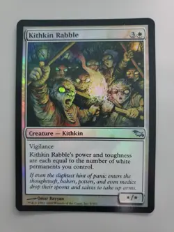 MTG Kithkin Rabble Shadowmoor Foil Uncommon - Image 1