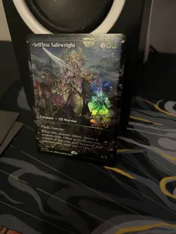 MTG x1 Selfless Safewright - Showcase Foil NM (Never Played) - Image 2