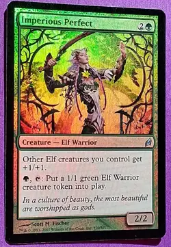 MTG Imperious Perfect Lorwyn Foil NM Elf Staple - Image 1