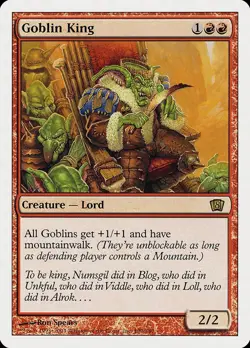 TOP & KULT Goblin King / Goblinkonig - 8th EDITION - englisch (nm -) Rare - Image 1