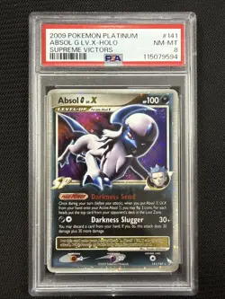 2009 POKEMON PLATINUM ABSOL G LV. X SUPREME VICTORS PSA 8 #141/147 - Image 1