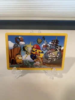 Mario Pokemon Pikachu Deck. -2016 - 5 Of Clubs - Image 1