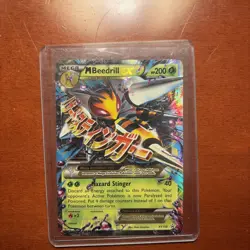 M Beedrill EX XY158 - Promo Mega Evolution Holo - Pokemon LP - Image 1