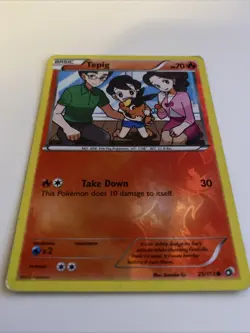 Tepig 25/113 Legendary Treasures Reverse Holo Pokemon TCG Light Play Condition - Image 1