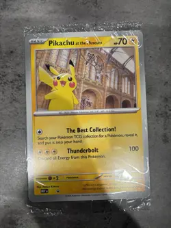 Pikachu At The Museum MEP promo Natural History Museum Pokemon Tcg Sealed - Image 1