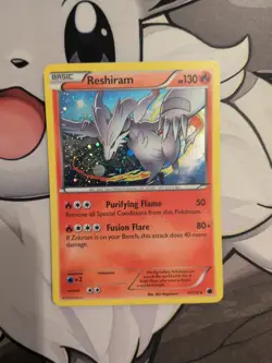 Pokemon TCG Reshiram 17/116 Plasma Freeze Cosmos Holo - Image 1